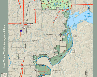 View Love Valley Wildlife Management Area Map
